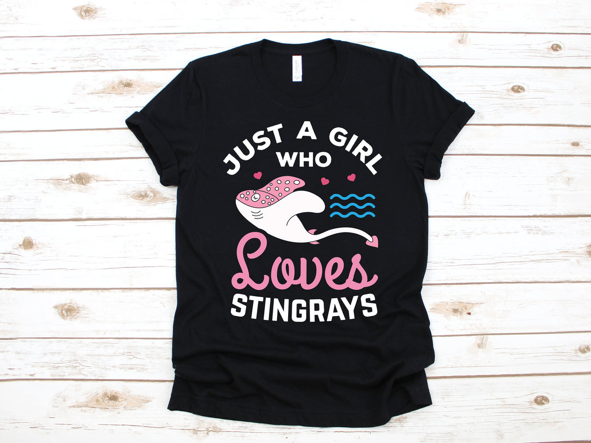 Girl Who Loves Stingrays Shirt Stingray TShirt Aquarium Kids Tee Kids Hoodie Sweatshirt Toddler TShirt Hoodie – Everyday Comfort · Trending Graphic Apparel