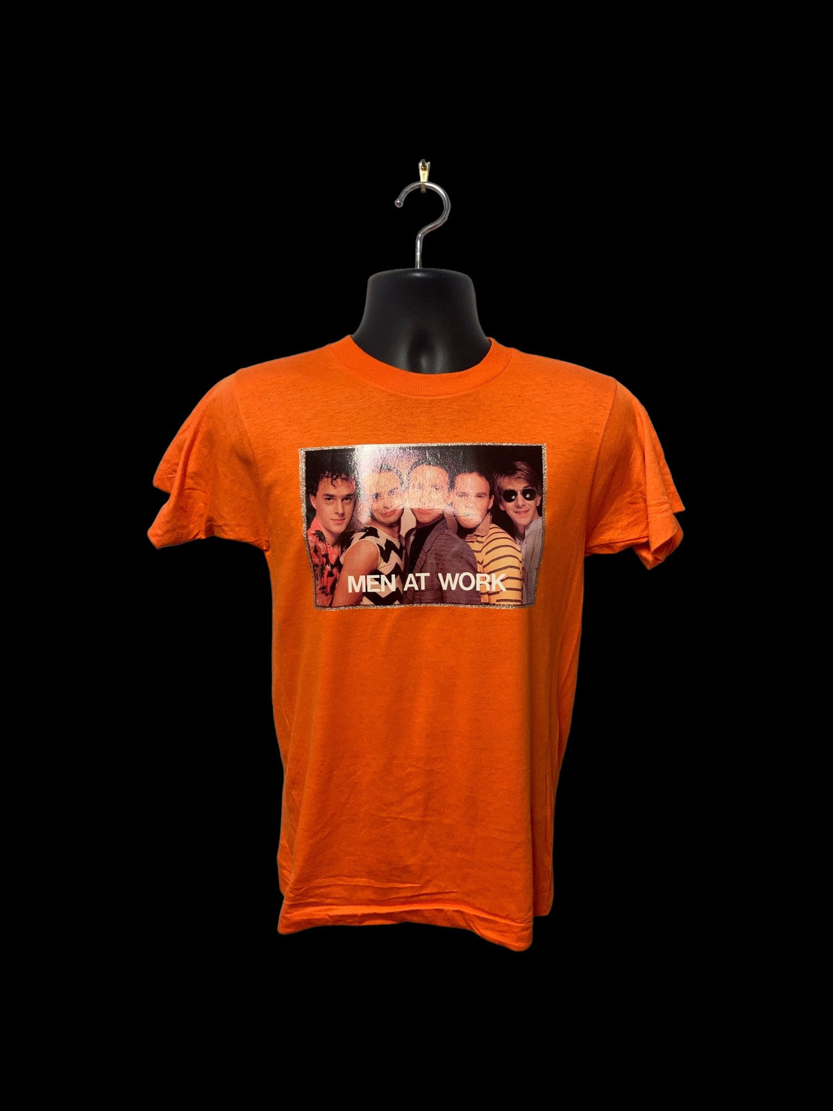 Vintage 70s 80s Men at Work band t shirt E103 Graphic Tee – Aesthetic Look · Great Gift For Fans