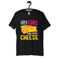 Girl Who Loves Cheese Shirt Funny Cheese Girl Tee Kids TShirt Women39s Shirt Tank Top Hoodie Sweatshirt Toddler Hoodie – Premium Graphic · Great Gift For Fans