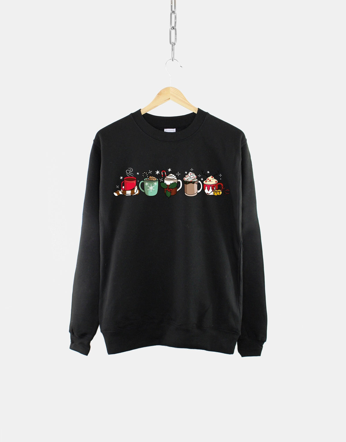 Christmas Coffee Sweatshirt Christmas Coffees Sweater Womens Festive Coffee Sweater Christmas Coffee Print Sweatshirt Sweatshirt – Warm & Stylish · Trending Graphic Apparel