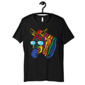 Colorful Zebra Shirt Retro Zebra Sunglasses TShirt Zebra Zoo Tee Zebra Kids Tee Hoodie Long Sleeve Sweatshirt Tank Top Hoodie – Fan Favorite · Perfect For Daily Wear