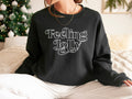 Feeling Jolly Christmas Sweatshirt Retro Christmas Sweatshirt Christmas Slogan Sweater Retro Font Christmas Print Sweatshirt Sweatshirt – Fan Favorite · Top Pick For Any Outfit