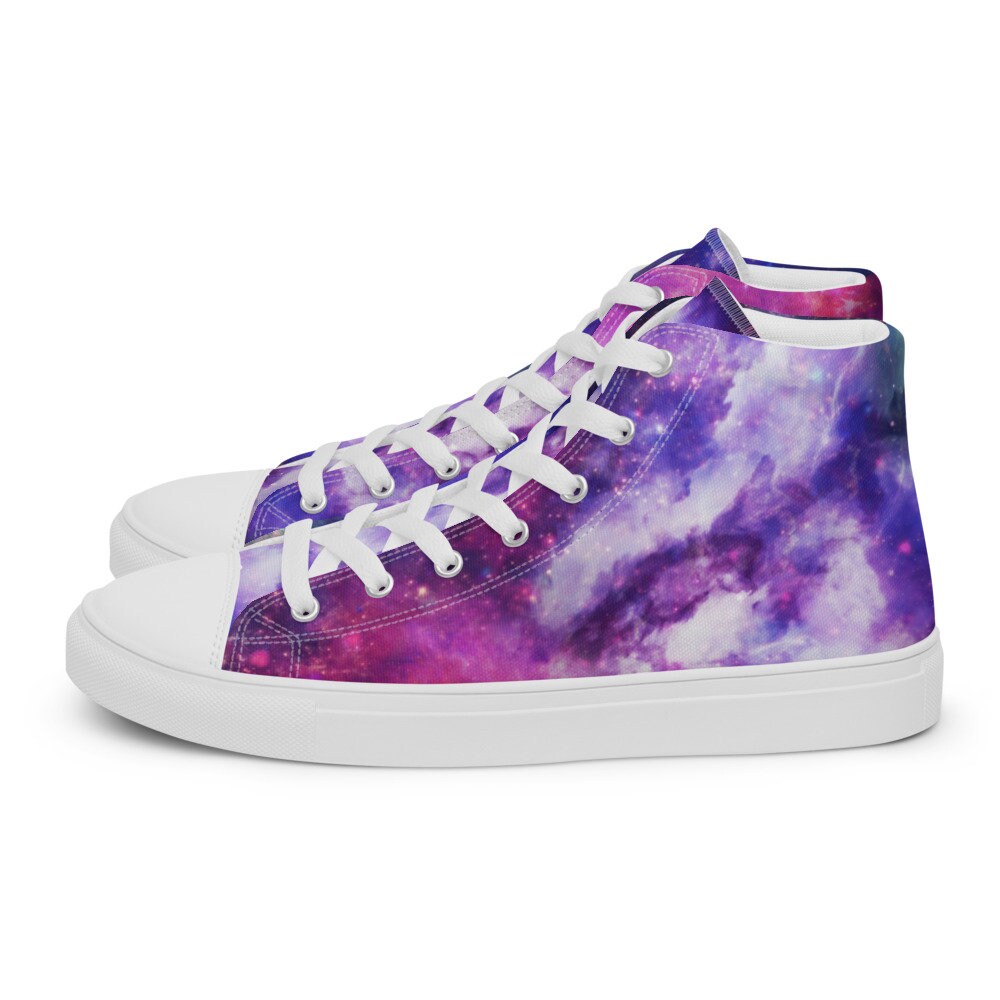 Space Traveler Mens high top canvas shoes Graphic Tee – Everyday Comfort · Top Pick For Any Outfit