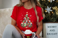 Basset Hound Dog Gifts Xmas Christmas Mens Womens Kids TShirt Tee TShirt Tree Santa Lover Graphic Tee – Warm & Stylish · Top Pick For Any Outfit