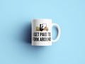 Funny Forklift Mug Forklift Operator Gift Forklift Driver Present I Get Paid To Fork Around Graphic Tee – Feel-Good Design · Perfect For Daily Wear