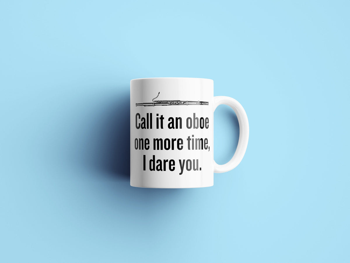 Funny Bassoon Coffee Mug Bassoonist Gift Idea Bassoon Present Call It Oboe One More Time Graphic Tee – Fan Favorite · High-Quality Print