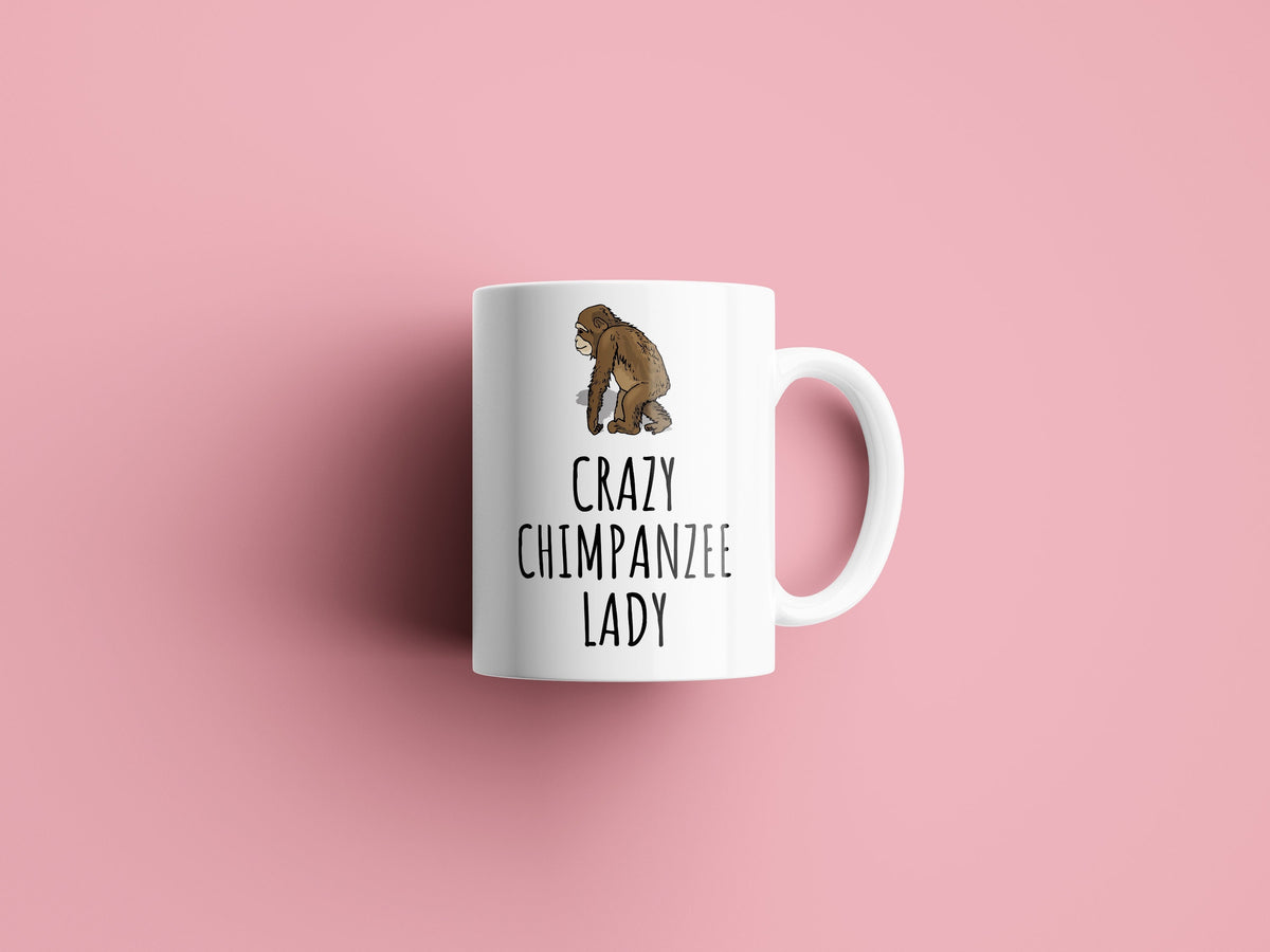Funny Chimpanzee Mug Chimpanzee Lover Gift Gift For Chimp Fans Crazy Chimpanzee Lady Graphic Tee – Soft Feel · Trending Graphic Apparel