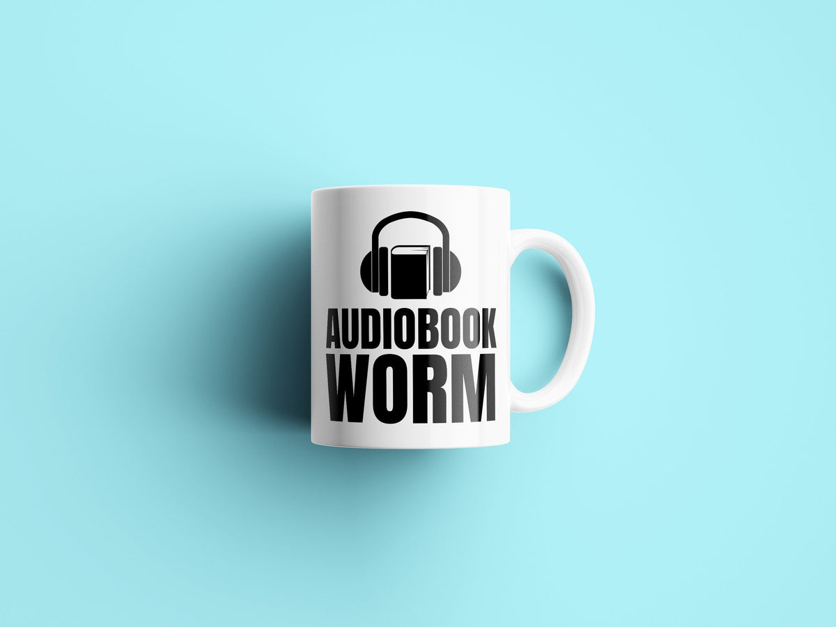Audiobook Coffee Mug Audiobook Lover Gift Audio Book Nerd Audiobook Worm Graphic Tee – Soft Feel · Perfect For Daily Wear