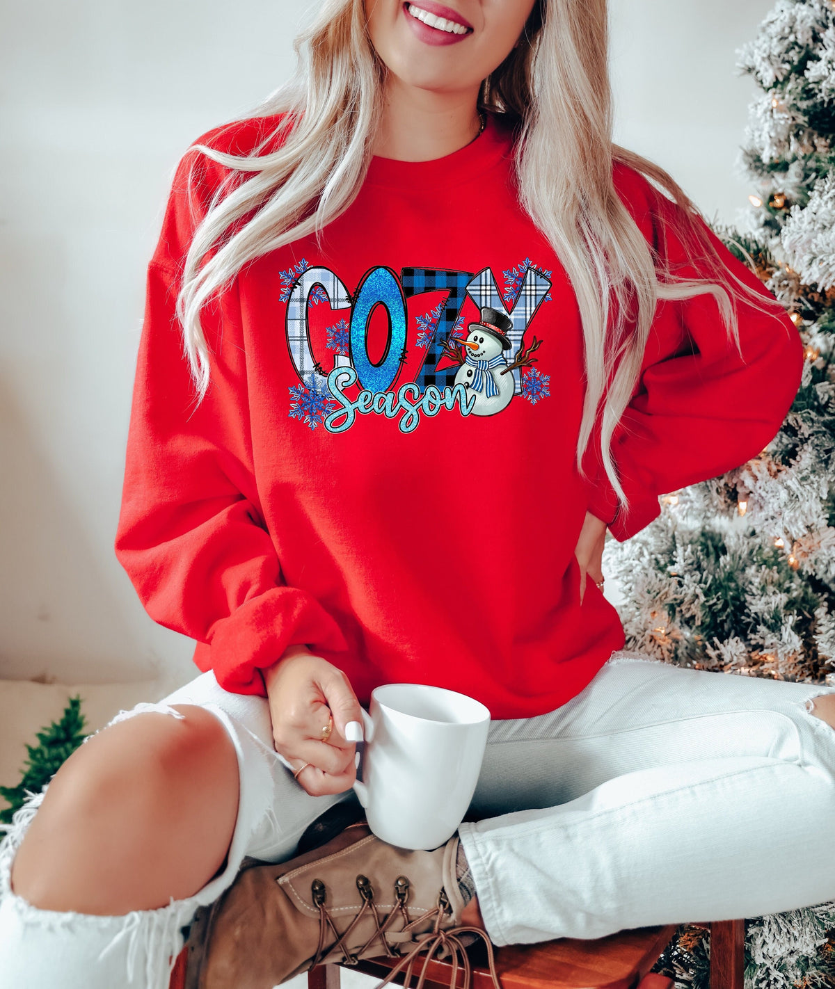 Cozy Season Winter SweatshirtMatching Family Christmas ShirtsMatching Christmas 2022 ShirtsMatching Xmas TeesChristmas Party Shirt Sweatshirt – Premium Graphic · High-Quality Print
