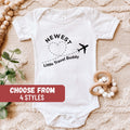Travel Baby Clothes Baby Bodysuit Cute Baby Clothes Baby Shower Gift Funny Baby Bodysuit Newest Little Travel Buddy Baby Bodysuit Graphic Tee – Warm & Stylish · High-Quality Print