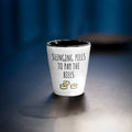 Funny Pharmacist Shot Glass Pharmacy Technician Gift Pharmacy Present Slinging Pills To Pay The Bills Graphic Tee – Aesthetic Look · Trending Graphic Apparel