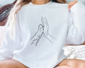 Dog Hand Sweatshirt Dog Lover Crewneck Sweatshirt Dog Lover Gift Dog Lover Gift Dog Mom Sweater Dog Mom Gift Sweatshirt Sweatshirt – Soft Feel · Great Gift For Fans