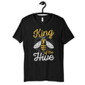 King of the Hive Shirt Funny Bee TShirt Beekeeping Dad Tee Hoodie Long Sleeve Sweatshirt Tank Top Hoodie – Bold Style · Top Pick For Any Outfit