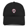 Heart Eyes Skull Logo Skull Design Heart Distressed Dad Hat Graphic Tee – Aesthetic Look · Great Gift For Fans
