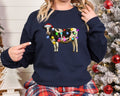 Christmas SweatshirtCute Cow Christmas Sweatshirt2022 Merry ChristmasMerry Christmoos2022 Happy New YearChristmas GiftChristmas Light Sweatshirt – Warm & Stylish · Must-Have Style
