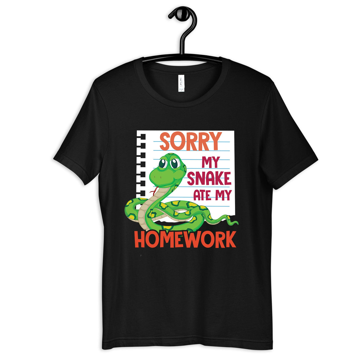 My Snake Ate My Homework Shirt Funny Snake TShirt Womens Tee Hoodie Sweatshirt Tank Top Kids Hoodie Toddler Baby Clothing Hoodie – Feel-Good Design · Perfect For Daily Wear