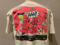 Vintage 9039s Tour de Champs Funny quotLove them potholesquot White T Shirt Size L Graphic Tee – Premium Graphic · High-Quality Print