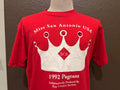 Vintage 9039s 1992 Miss San Antonio Pageant Red T Shirt Size L Graphic Tee – Easygoing Wear · Must-Have Style