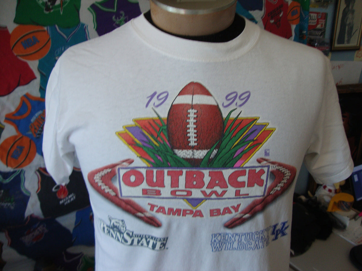 Vintage 9039s Penn State Nittany Lions Vs Kentucky Wildcats 1999 Outback Bowl Football T Shirt M Graphic Tee – Feel-Good Design · Trending Graphic Apparel