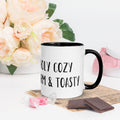 Holy Cozy Warm Toasty Christian Mug Mothers Day Gift Ideas Bible Verse Gospel Jesus Women Coffee Mug Men Winter Mug with Color Inside Graphic Tee – Bold Style · Perfect For Daily Wear