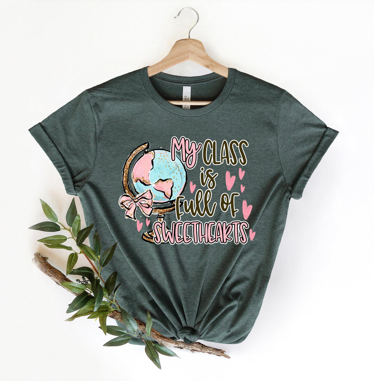 My Class is full of sweethearts Valentines Day ShirtValentines Day Shirts For WomanValentines Day GiftValentines Teacher Gift Graphic Tee – Aesthetic Look · Trending Graphic Apparel