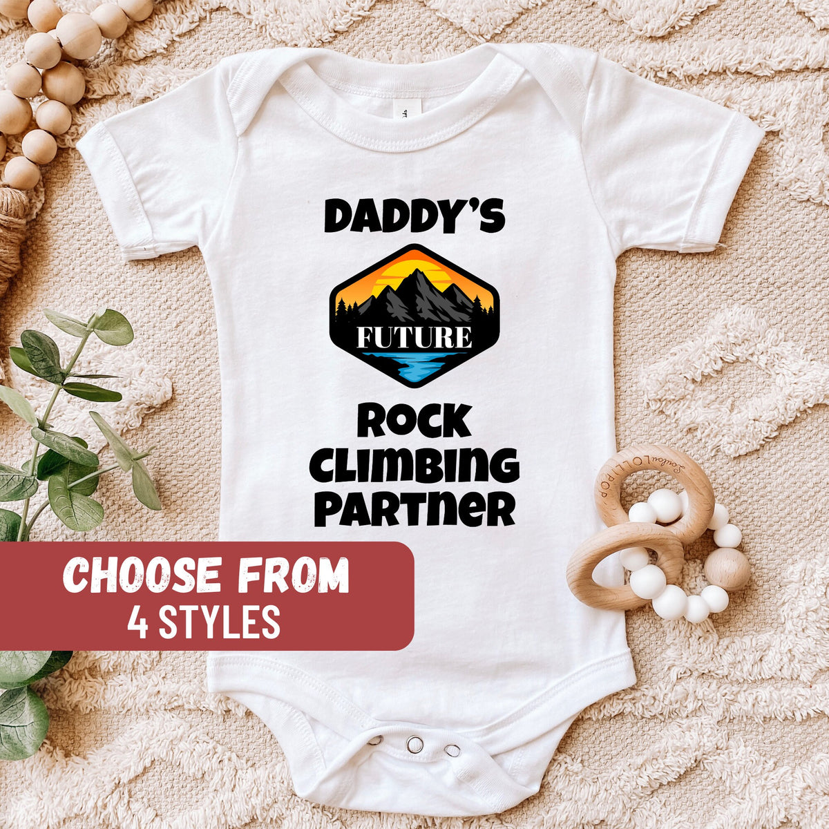 Rock Climbing Baby Bodysuit Rock Climber Baby Bodysuit Climbing Gift Baby Reveal Daddy39s Future Rock Climbing Partner Baby Bodysuit Graphic Tee – Feel-Good Design · High-Quality Print