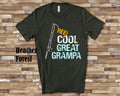 Reel Cool Great Grampa Shirt Tshirt Great Grandpa Gift from Granddaughter Grandson Birthday Christmas Fathers Day Gifts Graphic Tee – Soft Feel · Perfect For Daily Wear