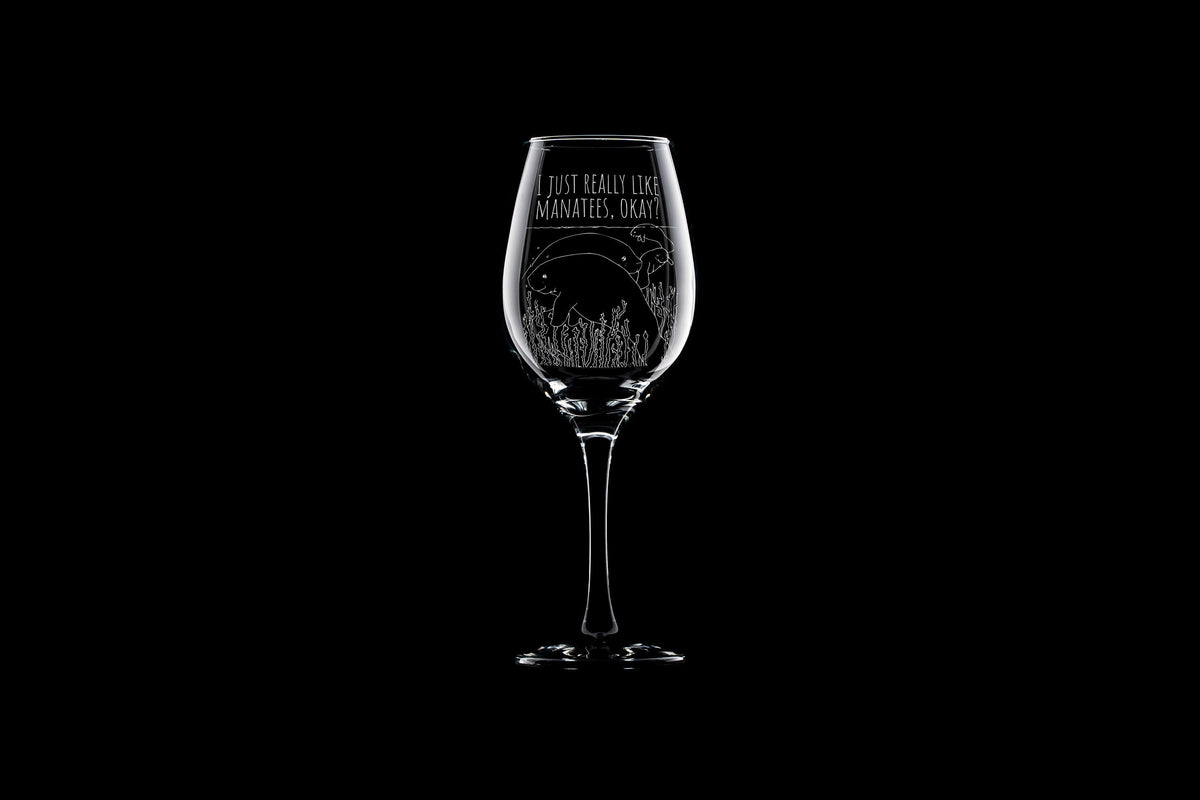 Manatee Wine Glass Manatee Gift Present For Manatee Lovers I Just Really Like Manatees Graphic Tee – Everyday Comfort · Great Gift For Fans