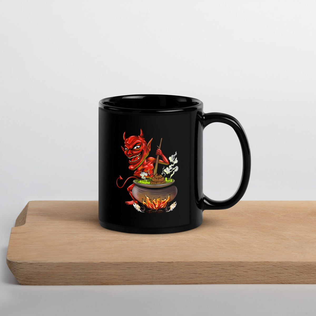 Stir the Pot Black Glossy Mug Stir the Poop Mug Coffee Cup Mug Funny Mug Gift for devil Devil printed on mug Stir the shit mug Graphic Tee – Fan Favorite · Top Pick For Any Outfit
