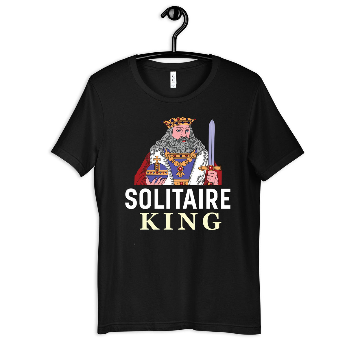 Solitaire King Shirt Solitaire Dad TShirt Funny Solitaire Player Gift Hoodie Sweatshirt Long Sleeve Tank Top Hoodie – Premium Graphic · Great Gift For Fans