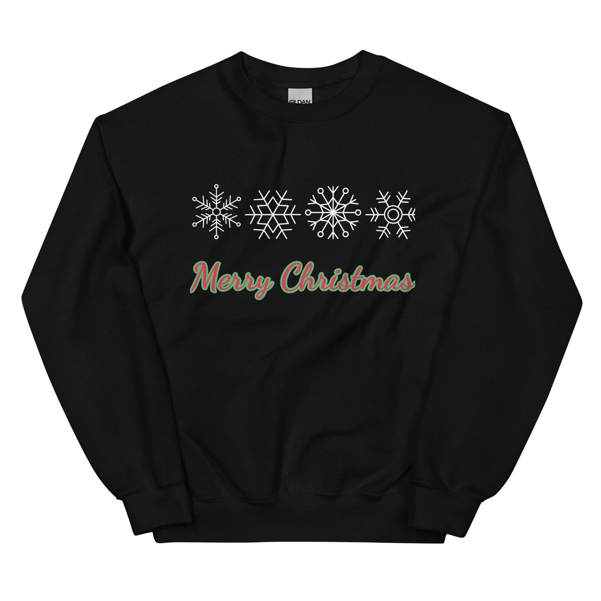 Merry Christmas Happy Holidays Snowflakes Let It Snow Snowman White Christmas Tree Elves Santa Ornaments Xmas Ugly Unisex Sweatshirt Sweatshirt – Cozy Vibes · High-Quality Print