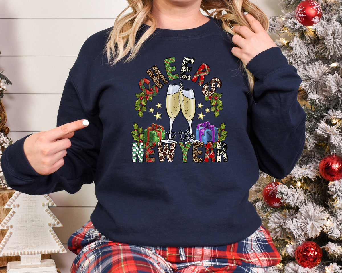 Cheers To The New Year Shirt2023 Happy New Year SweatshirtHappy New Year Shirt New Years Shirt 2023 Christmas Happy New Year Shirt Sweatshirt – Soft Feel · Trending Graphic Apparel