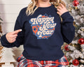 Colorful Retro New Year39s Eve Shirt2023 Happy New Year SweatshirtHappy New Year Shirt 2023 Christmas Happy New Year Shirt Sweatshirt – Cozy Vibes · Great Gift For Fans