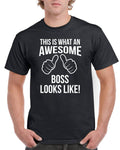 Boss Birthday TShirt Gifts Presents This Is What An Awesome Boss Looks Like Christmas Gift Unisex Top Graphic Tee – Bold Style · Must-Have Style