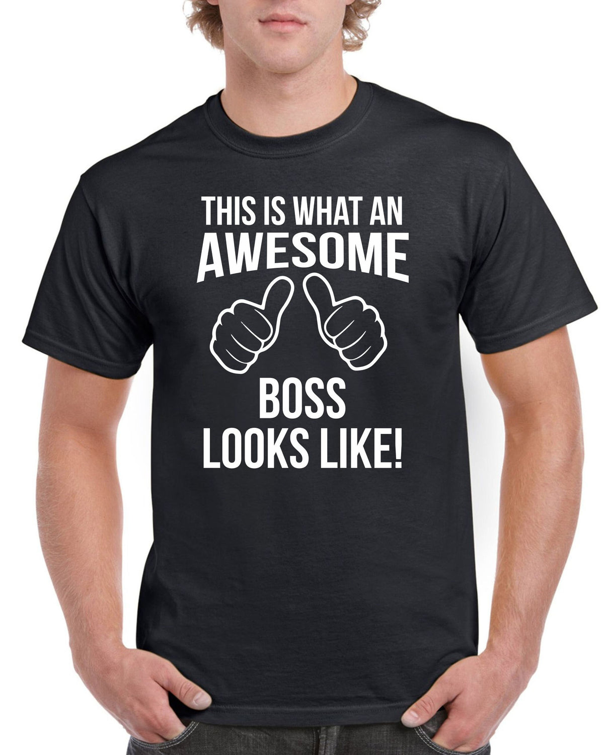 Boss Birthday TShirt Gifts Presents This Is What An Awesome Boss Looks Like Christmas Gift Unisex Top Graphic Tee – Bold Style · Must-Have Style