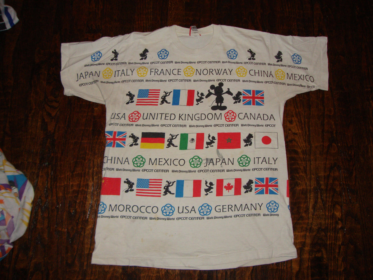 Vintage 9039s Walt Disney World Epcot Center AOP All Over Print T Shirt XL Graphic Tee – Premium Graphic · Trending Graphic Apparel