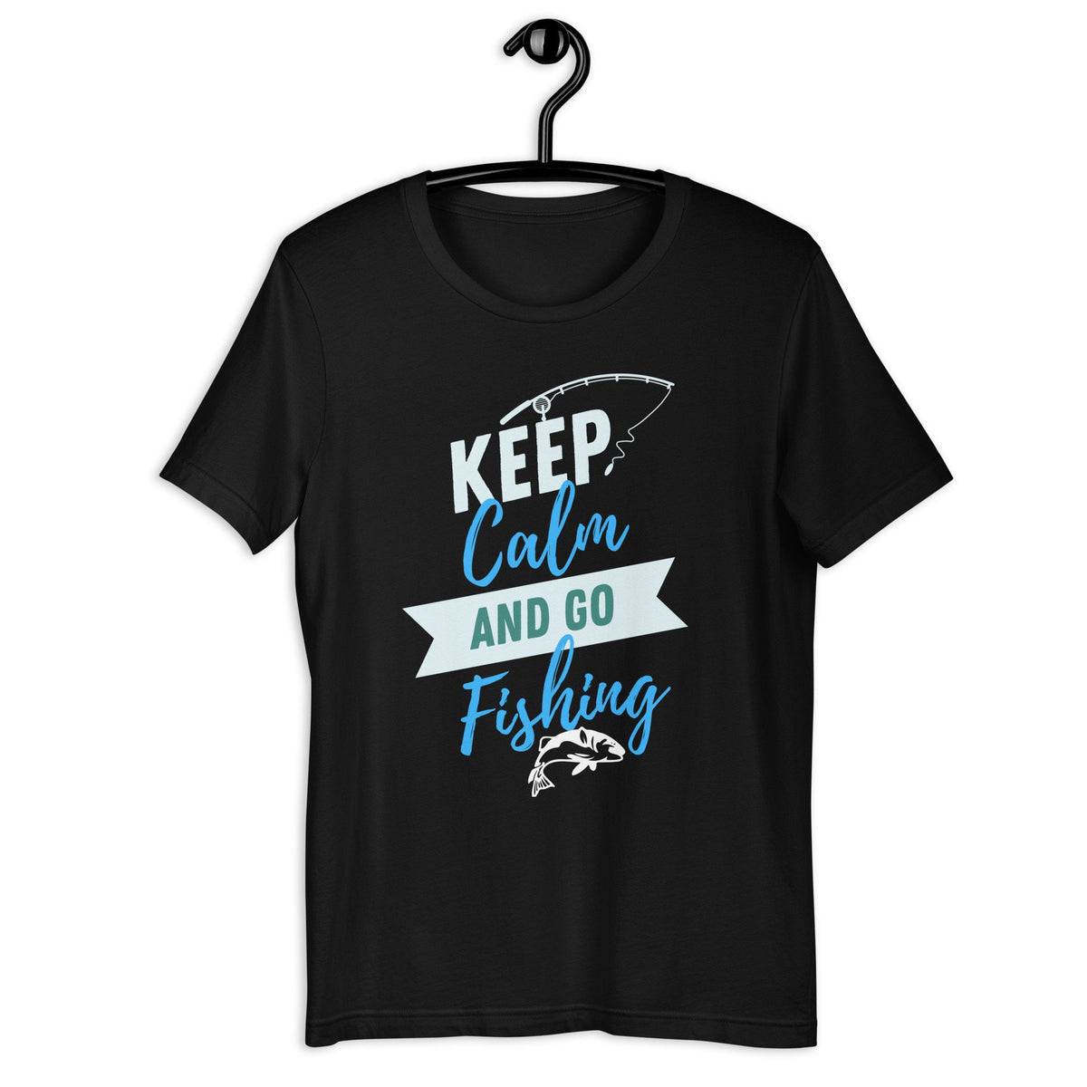 Fishing T Shirt Born To Fish Keep Calm Mens Tshirt Fathers Day gift bass Birthday gifts for dad husband daddy grandpa Father39s Day Gift Graphic Tee – Easygoing Wear · High-Quality Print