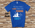 Love More Than Fishing Giddy Tshirt Long Sleeve Shirt Sweatshirt or Tank Top Syrian Grandfather Father39s Day Christmas Birthday Gift Sweatshirt – Easygoing Wear · Trending Graphic Apparel