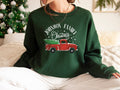 Personalised Family Christmas Sweatshirts Personalized Family Christmas Truck Sweater Festive Sweatshirts Christmas Truck Sweatshirts Sweatshirt – Bold Style · Must-Have Style