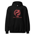 Life Is Balance Yin Yang Koi Fish Lovers Zen Meditation Yoga Spiritual Buddhist Monk Secret To Life All Is One Unisex Hoodie Hoodie – Aesthetic Look · Top Pick For Any Outfit