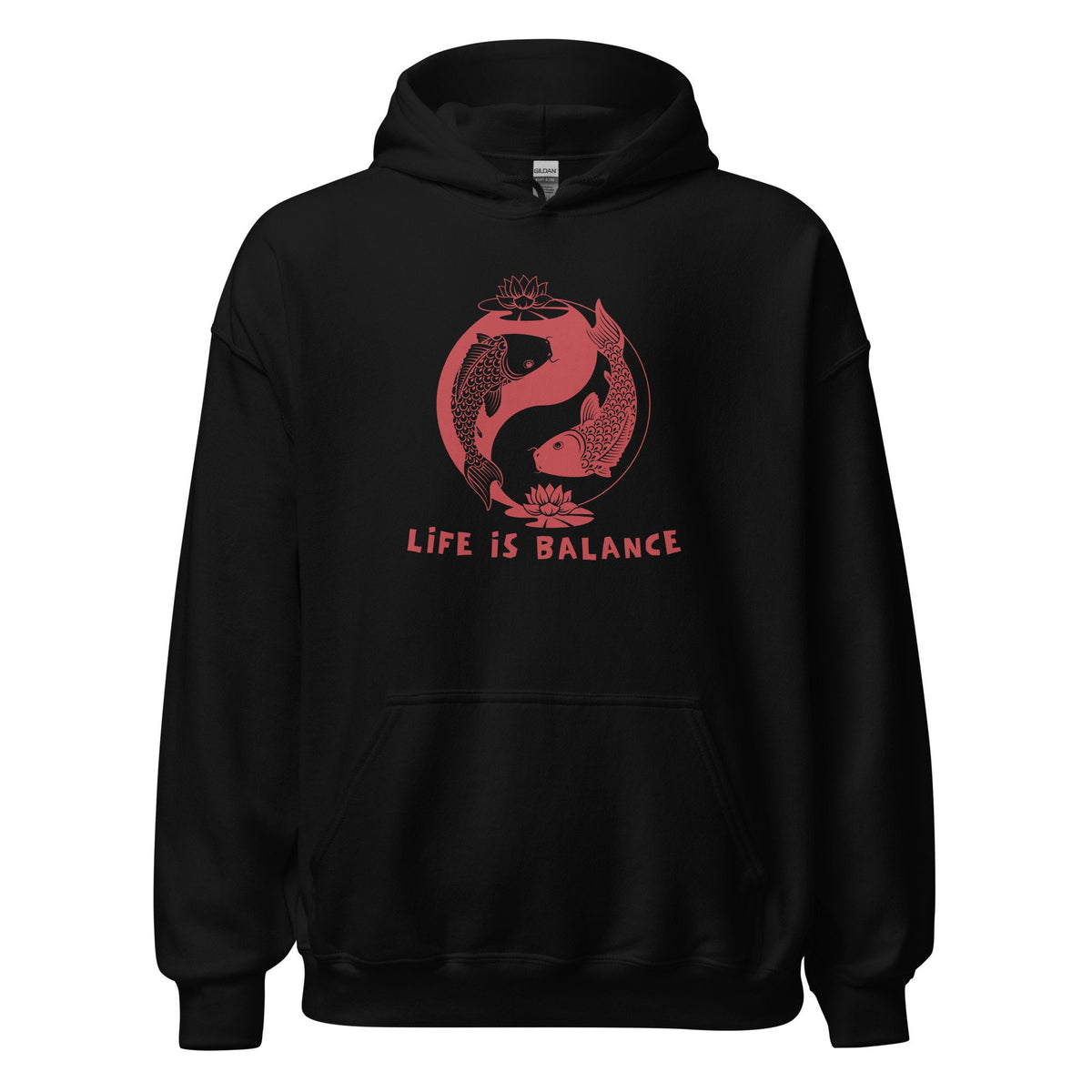 Life Is Balance Yin Yang Koi Fish Lovers Zen Meditation Yoga Spiritual Buddhist Monk Secret To Life All Is One Unisex Hoodie Hoodie – Aesthetic Look · Top Pick For Any Outfit