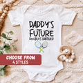 Tennis Baby Bodysuit Toddler Shirt Infant Clothes Baby Shower Gift Pregnancy Reveal Daddy39s Future Doubles Partner Baby Bodysuit Graphic Tee – Premium Graphic · Must-Have Style