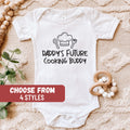 Daddy39s Future Cooking Buddy Baby Bodysuit Chef Baby Bodysuit Sous Chef Baby Bodysuit Cute Baby Clothes Pregnancy Reveal Baby Shower Graphic Tee – Fan Favorite · Must-Have Style