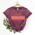 Retro Love Valentines Day ShirtValentines Day Shirts For WomanHeart ShirtCute Valentine ShirtValentines Day GiftValentines Gift Graphic Tee – Warm & Stylish · Perfect For Daily Wear