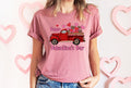 Happy Valentine39s Day Truck Hearts ShirtValentines Day Shirts For WomanValentines Day GiftValentines GiftLove Truck Valentines Day Shirt Graphic Tee – Aesthetic Look · Must-Have Style