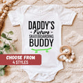 Skater Baby Bodysuit Cute Skateboard Baby Bodysuit Skateboarding Baby Bodysuit Baby Tee Daddy39s Future Skateboarding Buddy Baby Bodysuit Graphic Tee – Aesthetic Look · Trending Graphic Apparel