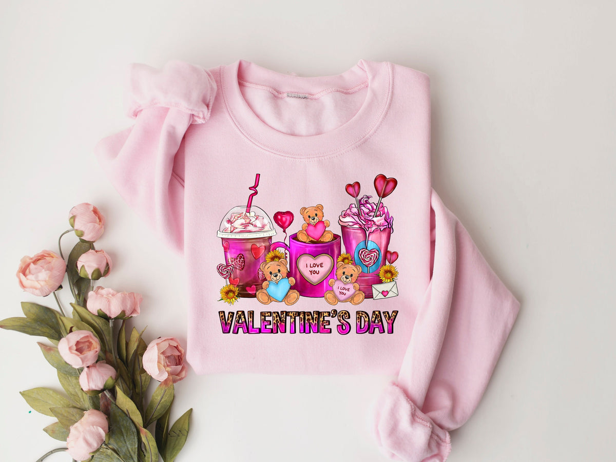 Valentines Day Coffee Cups ShirtValentines Day Shirts For WomanLatte Valentine ShirtValentines Day GiftHappy Valentine39s Day Shirt Graphic Tee – Feel-Good Design · Top Pick For Any Outfit