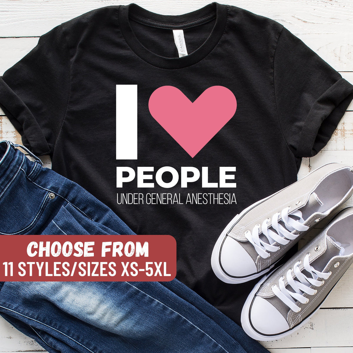 Anesthetist Tshirt Anesthetist Gift Anesthesiologist Graduation Gift Anesthetist Birthday I Love People Under General Anesthesia TShirt Graphic Tee – Bold Style · Must-Have Style