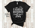 My Greatest Blessings Call Me Zia Aunt Tshirt Italy Italian Aunt Gift Idea for Mother39s Day Birthday Christmas or Pregnancy Reveal Graphic Tee – Feel-Good Design · Great Gift For Fans
