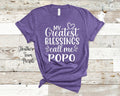 My Greatest Blessings Call Me PoPo Grandma Tshirt Chinese Grandmother Gift Idea for Mother39s Day Birthday Christmas or Pregnancy Reveal Graphic Tee – Warm & Stylish · Must-Have Style